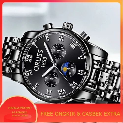 Jam Tangan Pria Oruss R 11 Anti Air Original Casual Business