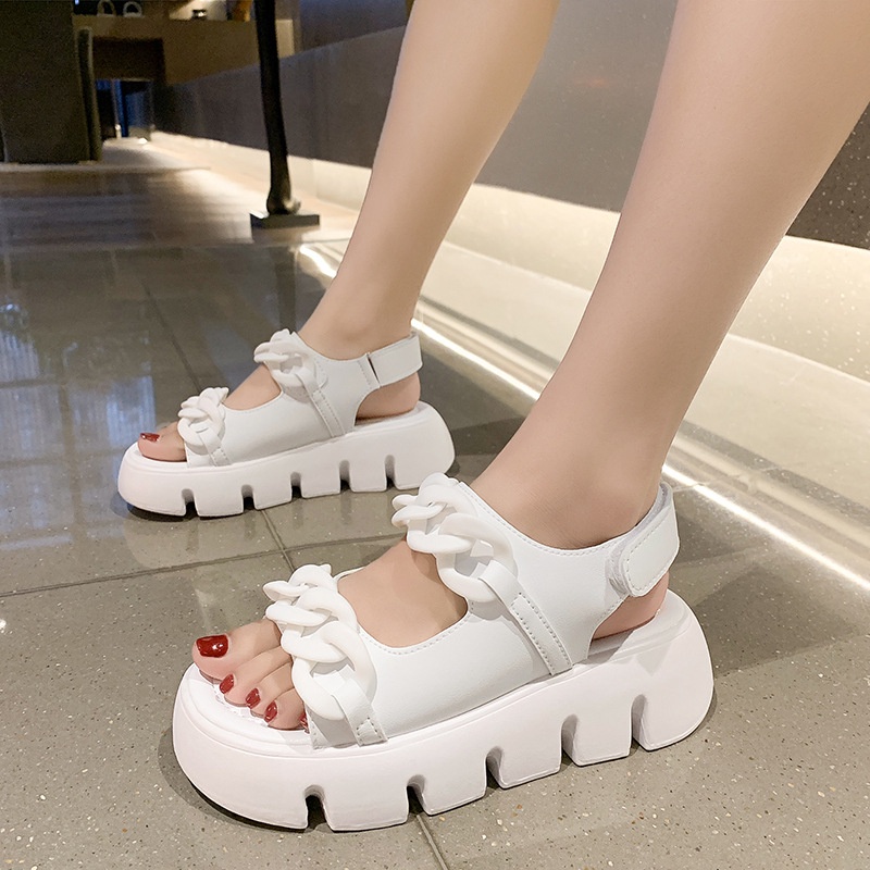 COD Sneakersdaily 2580 Sandal Curly  Sepatu Wanita Sandal Kekinian REALPICT