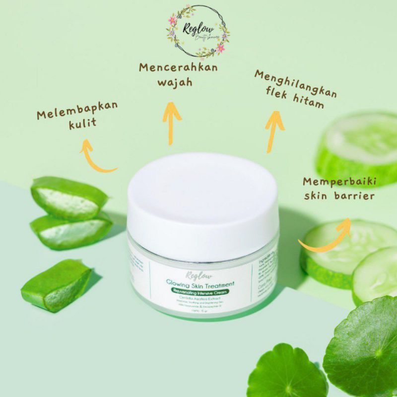 reglow skincare suncreen cream bedak aman tanpa ketergantungan serum moisturizer toner shindy putri