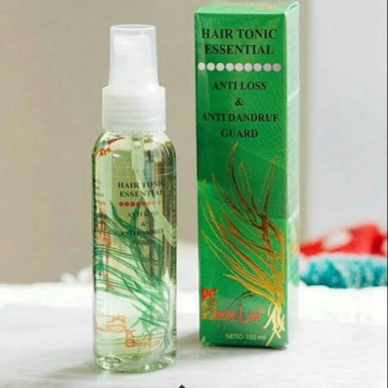 hair tonic essential green hijau anti loss anti dandruff