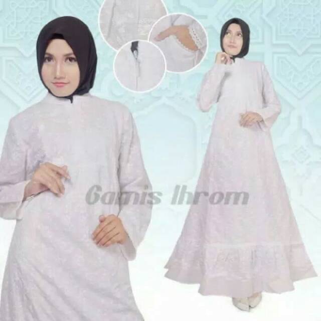 Gamis paris rempel /gamis haji dan umroh