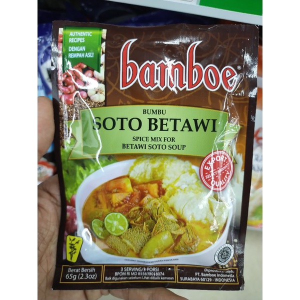 

BAMBOE Bumbu Soto Betawi 65gr