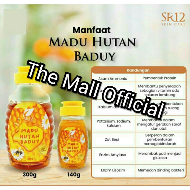 Madu Hutan Baduy SR12 | Original Badui SR 12 145gram 300 gram Official Asli 100% Grosir Murah