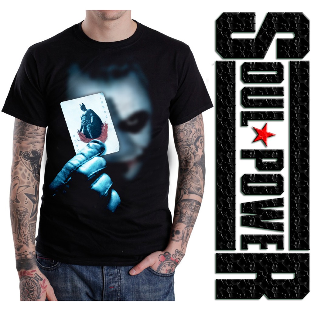 BAJU 3D DISTRO DC COMICS JOKER CARD ORIGINAL SOULPOWERSTYLE