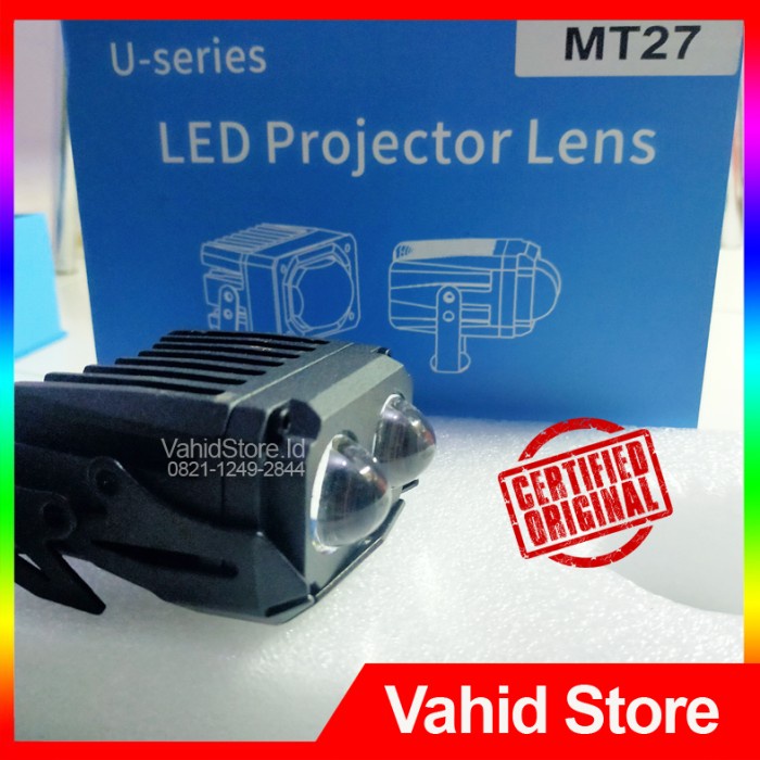 MT27 LED Projector Lens U-Series Sepasang Vahid