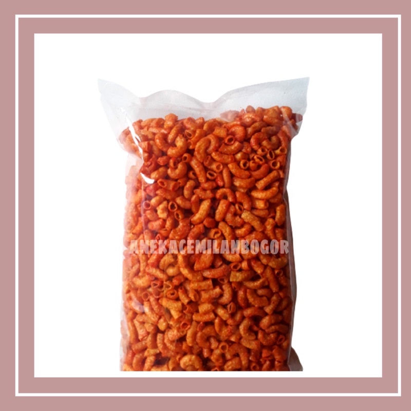 

Makaroni Bantat Pedas 1 Kg / Snack Makaroni Pedas / Snack Kiloan