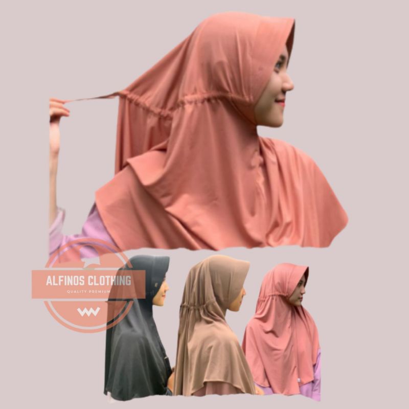 Hijab Instan | Jilbab Instan Jersey Premium