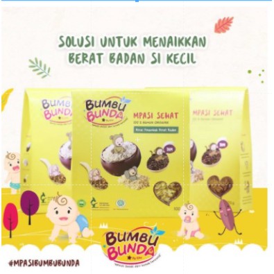 (HALAL MUI) Beras BB Booster BUMBU BUNDA Beras Organik Beras Mpasi Beras Merah Putih Slow Cooker Penambah Nafsu Makan / Penambah Berat Badan / BB Booster / MPASI Bayi / Non MSG / Non Pengawet Beras Mpasi Sehat Organik