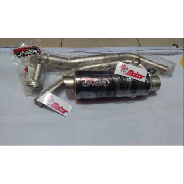KNALPOT PROLINER CARBON LONG HONDA CBR 150R FACELIFT