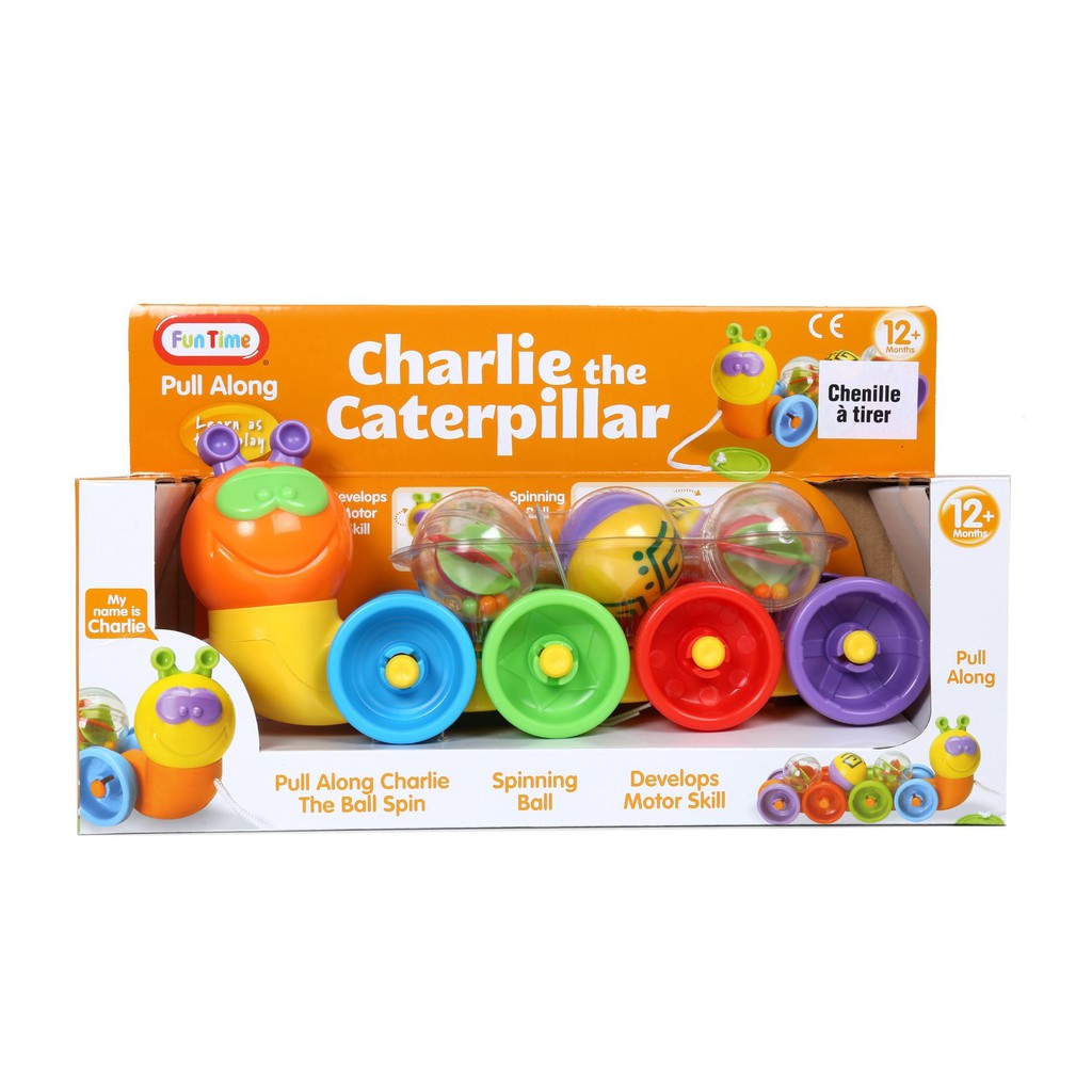 funtime charlie the caterpillar f5370 /mainan edukasi anak 12 +