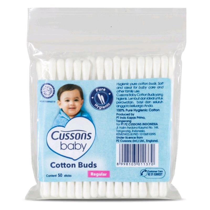 Cussons Baby Cotton Buds 50's Extra Fine - pembersih kuping baby