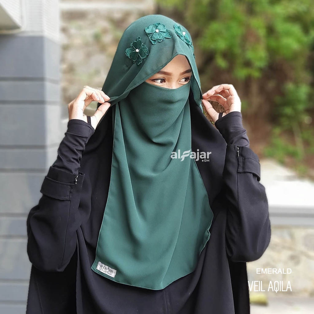 CADAR NIQOB BANDANA Veil Aqila Dua Layer by Alfajar