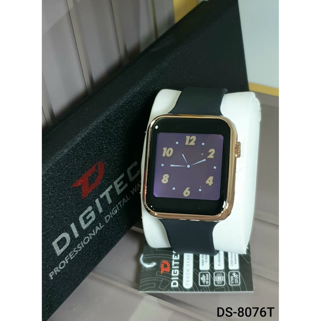 JAM TANGAN DIGITEC 8076T TERBARU ORIGINAL TALI RUBBER garansi resmi 1 tahun