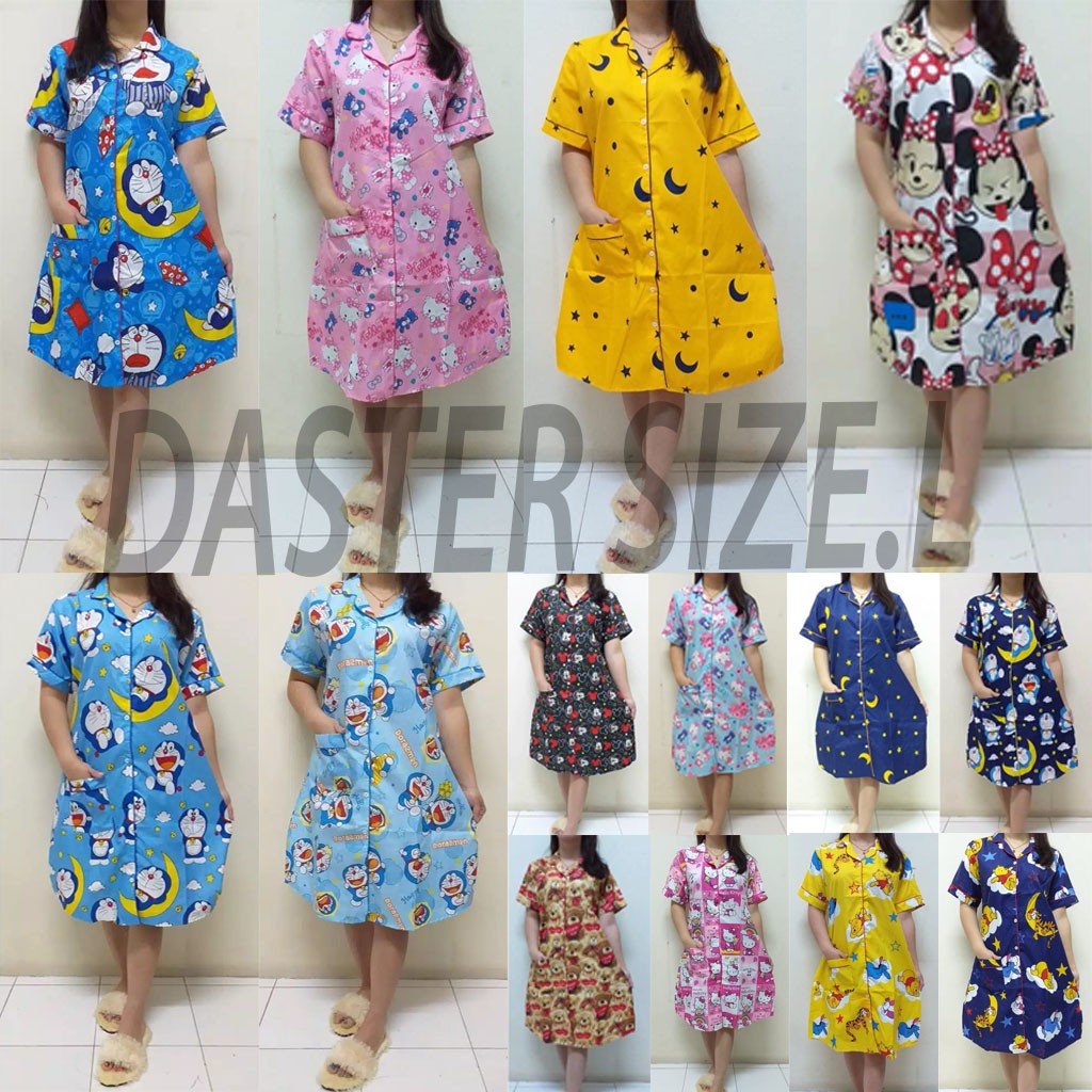 ISANNY DASTER/PIYAMA KARAKTER/BAJU TIDUR/REAL PIC/PIYAMA MOTIF