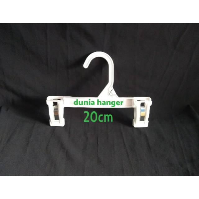 Hanger jepit celana anak 20cm harga lusinan