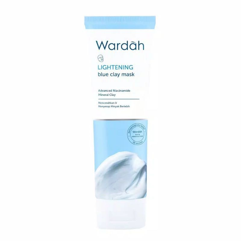 Wardah Lightening face Mask / Lightening Blue clay  mask 50 ml