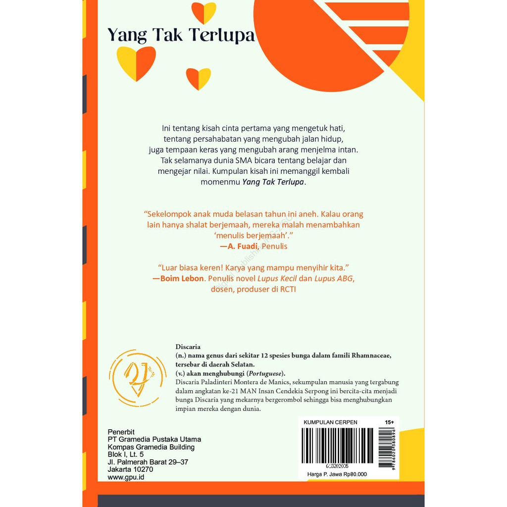 

Kumpulan Kisah Sekolah Yang Tak Terlupa Best Seller metropop