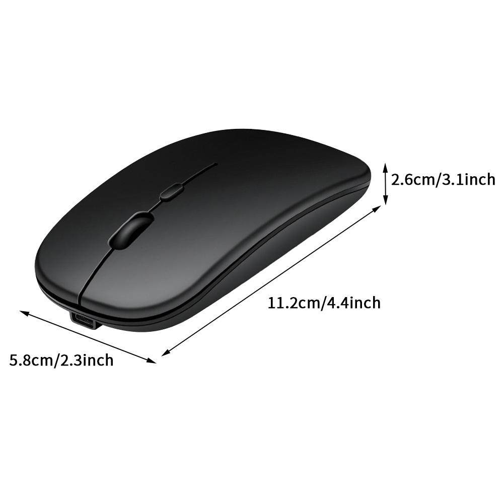 ABS-Slim wireless mouse silent 4d usb 2 4ghz optical model laptop pc