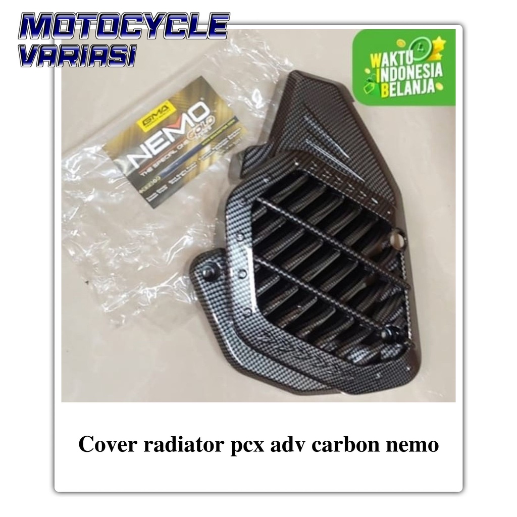 Cover radiator pcx adv carbon nemo