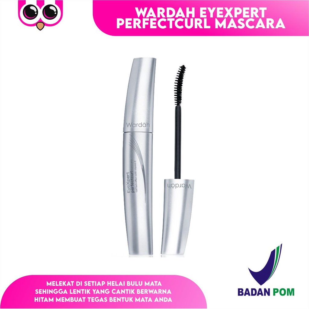 WARDAH EYEXPERT PERFECTCURL MASCARA / MASCARA WATERPROOF / MASKARA
