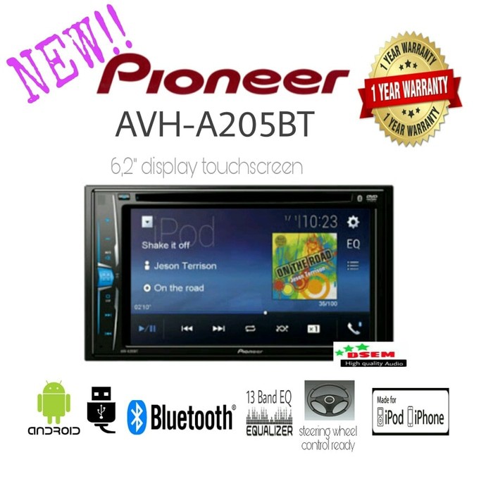 Promo PIONEER AVH A205BT