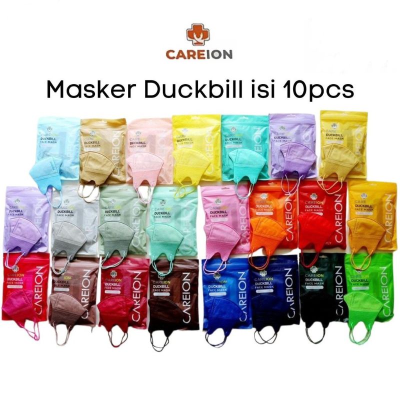 Masker Duckbill Careion ISI 10 PCS