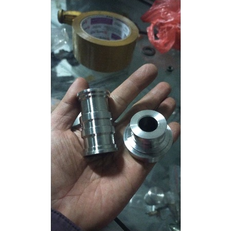 Bosh Boshing Bos Bosan Pemanis STAINLESS  kanan kiri Tromol Belakang RX KING PNP arm KAZE GL MP