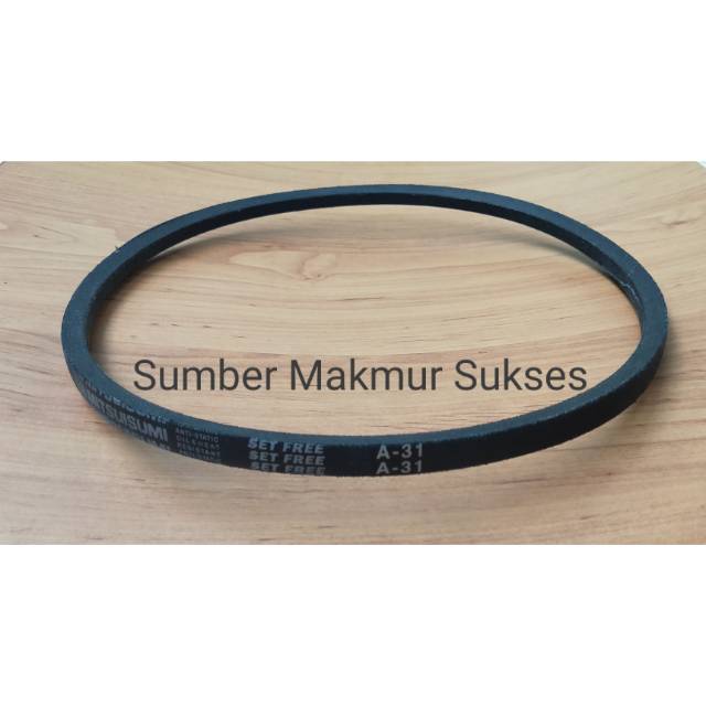 V belt Vanbelt Fanbelt Mesin Cuci A31 A 31 A-31 Mitsuisumi Grade A