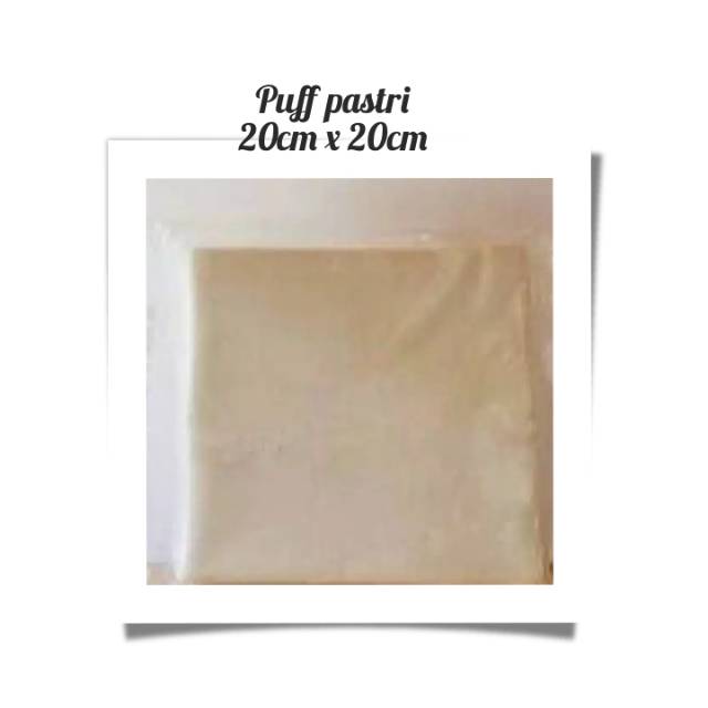 

Puff Pastri ukuran 20cm x 20cm