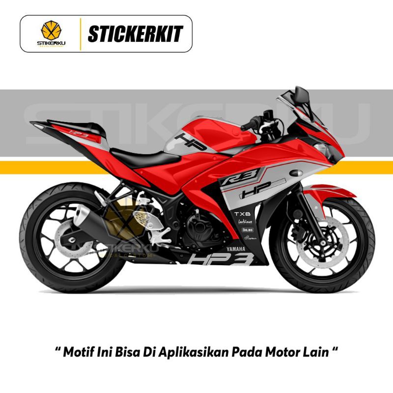 decal R25 full body  /decal R25 full body/ Sticker R25 full body/ decal r25 merah