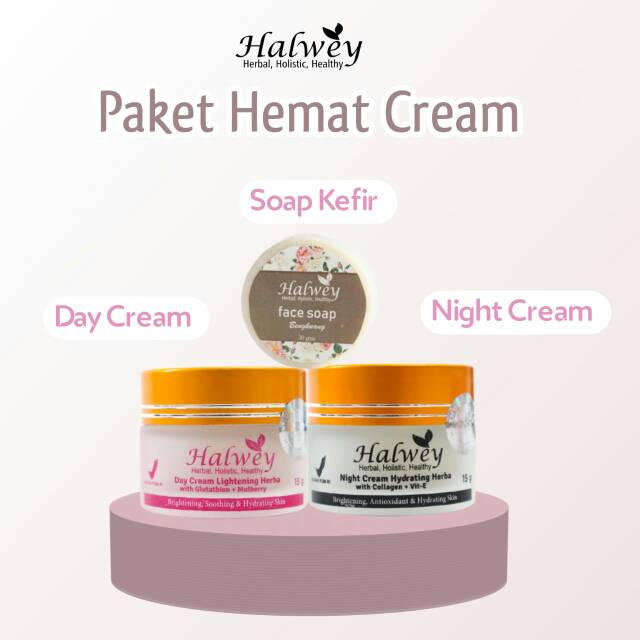 Halwey Paket Hemat Cream
