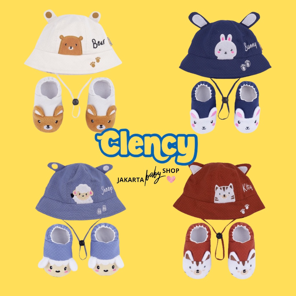 GIFT BOX TOPI &amp; SEPATU BAYI CLENCY CLT444