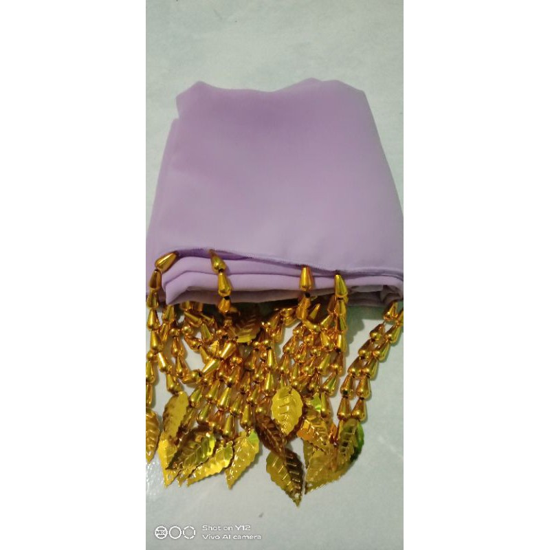 sampur/selendang tari-Ungu muda