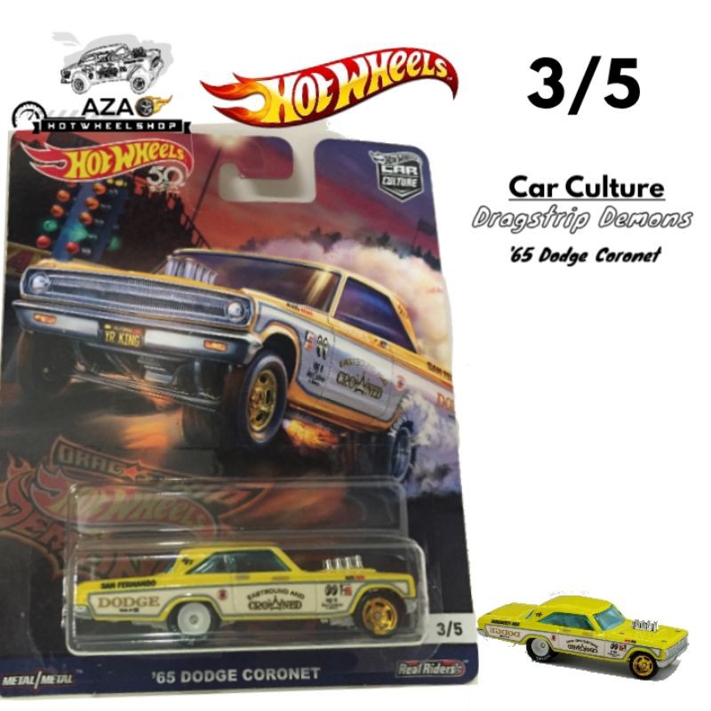 Hot Wheels Dragstrip Demons '65 Dodge Coronet HW Car Culture Hotwheels Drag Strip Demon