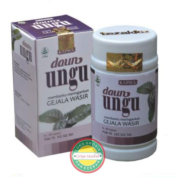 Daun Ungu - Herbal Kapsul untuk Ambeien Wasir