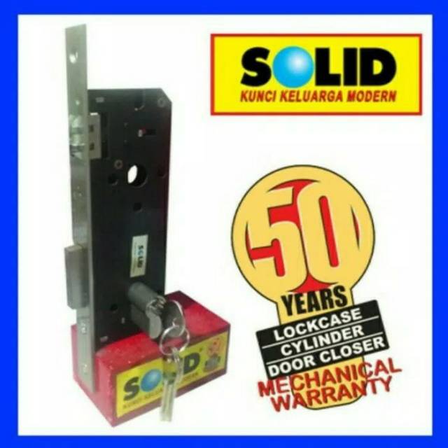 Kunci pelor komplit solid body pelor solid kunci pintu 2 pintu kupu2 kunci pintu solid prlmo