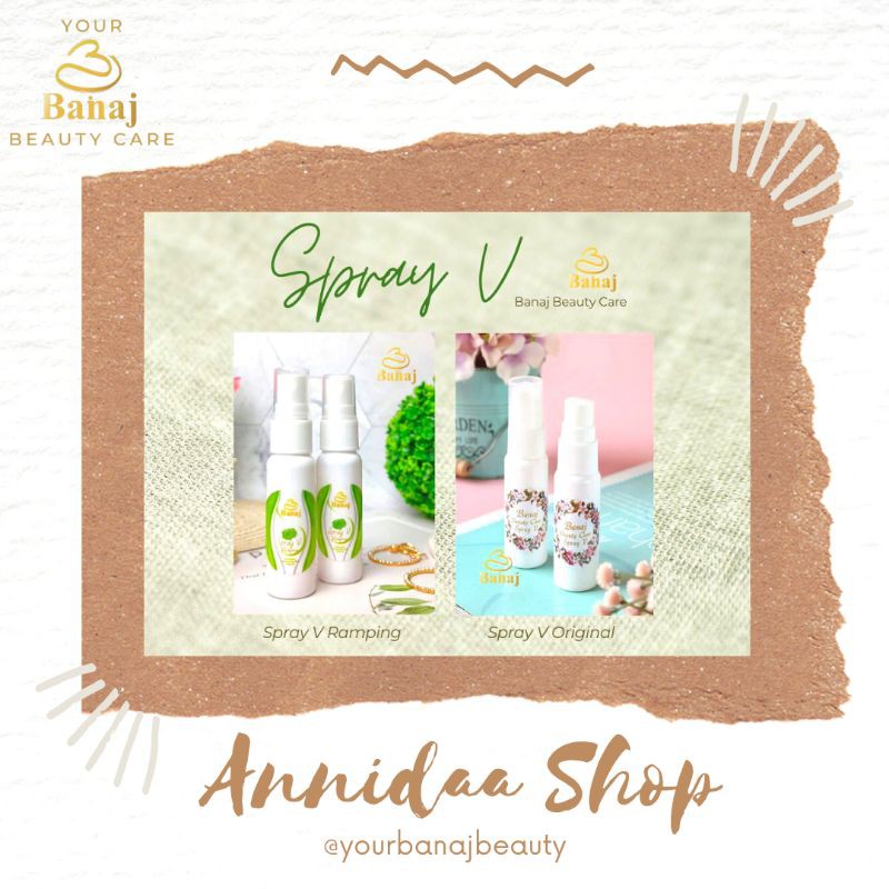 SPRAY V BANAJ / MISS V CARE / PERAWATAN MISS V HERBAL