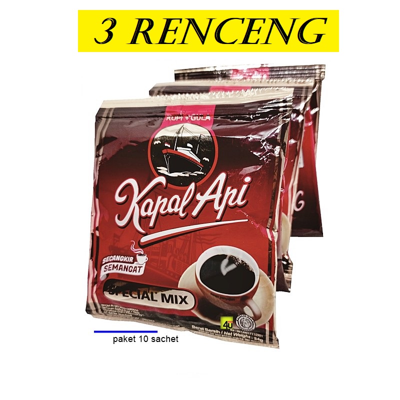 

KAPAL API SPESIAL MIX 3 RENCENG @25gr