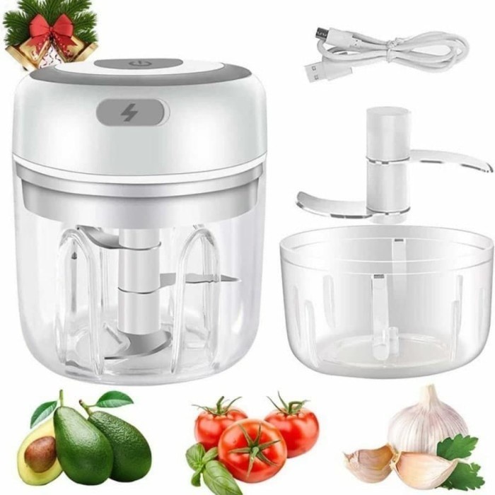 FMFIT Blender Portable Food Chopper Mini Elektrik Garlic Masher 250ML