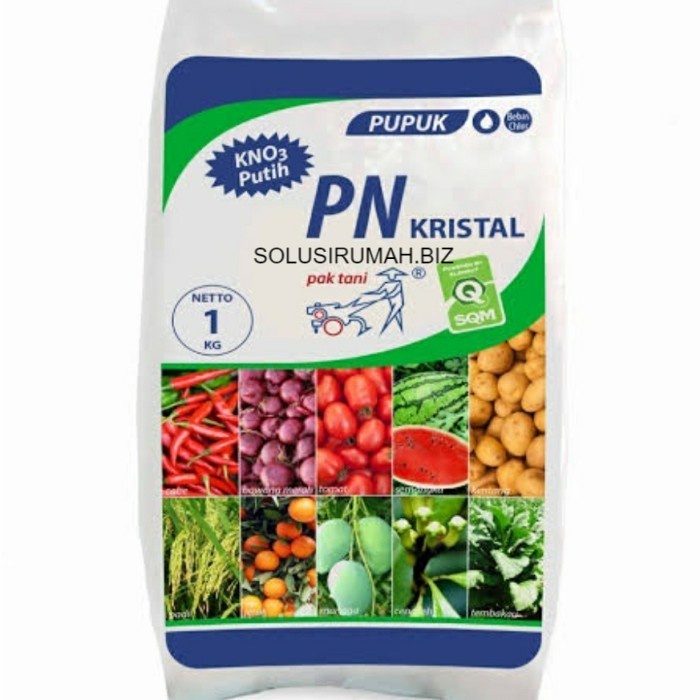 repack Pupuk PN Kristal KNO3 putih Pak Tani 1kg kemasan repacking 1 kg 1kilo