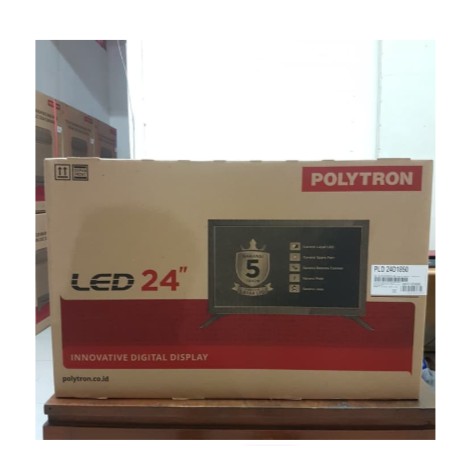 Polytron LED TV 24&quot; 24D1850 HDR HDMI USB Movie Garansi 5 Tahun