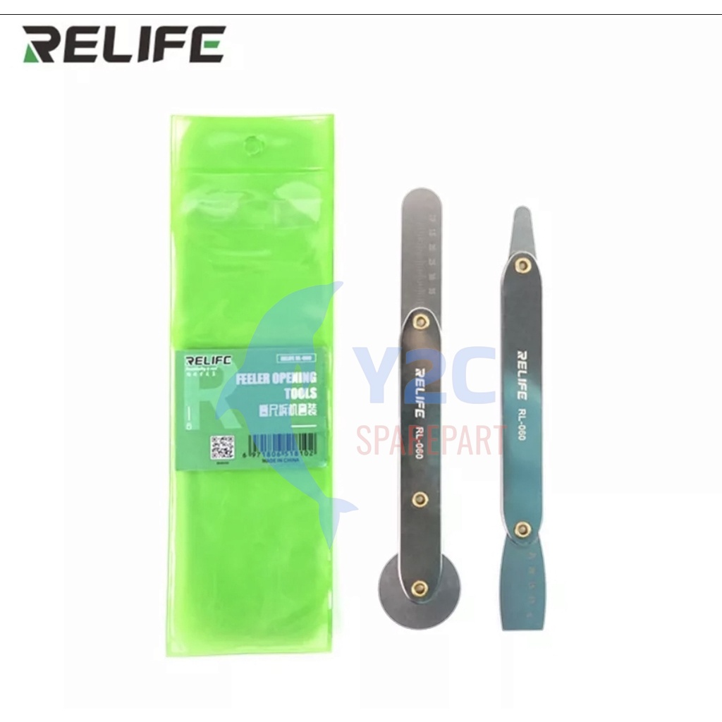 OPENING TOOLS RELIFE RL-060 2IN1 BAHAN ELASTIS / ALAT BUKA LCD TOUCHCSREEN TASKRIN LAYAR SENTUH TC / ALAT SERVIS SERVICE HP LENGKAP TERLENGKAP TERMURAH