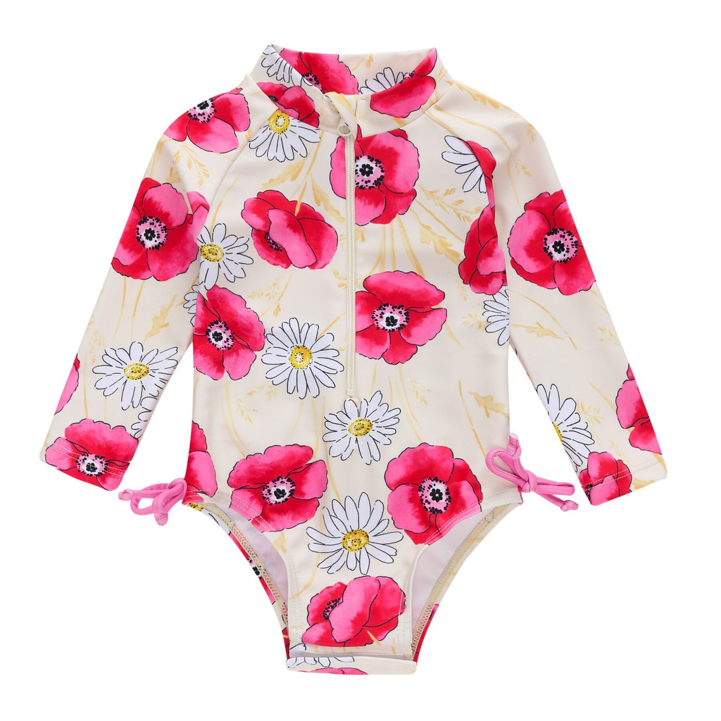 baby girl swimsuit long sleeve