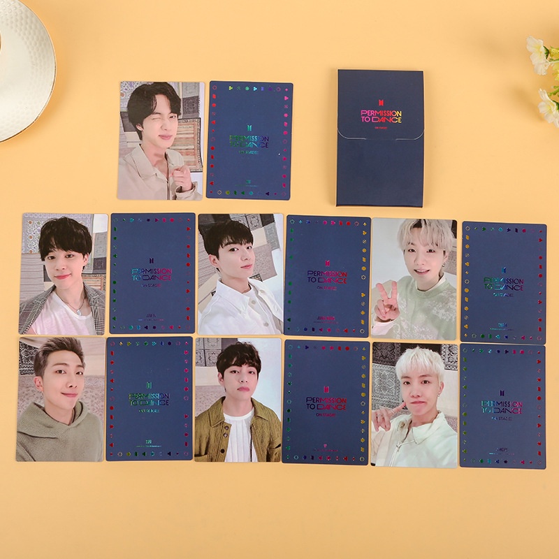 7 / 8pcs / set Kartu Koleksi Desain Kpop BTS PTD Konser