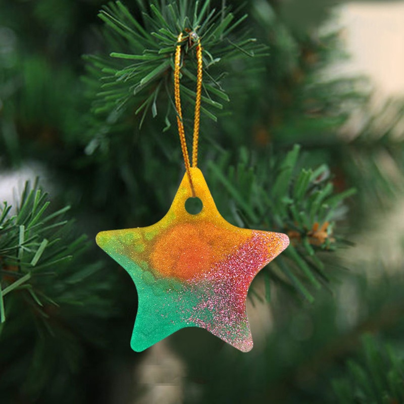 Siy Cetakan Resin Epoksi Bentuk Gantungan Kunci Bintang Bahan Silikon Untuk Kerajinan Tangan Diy