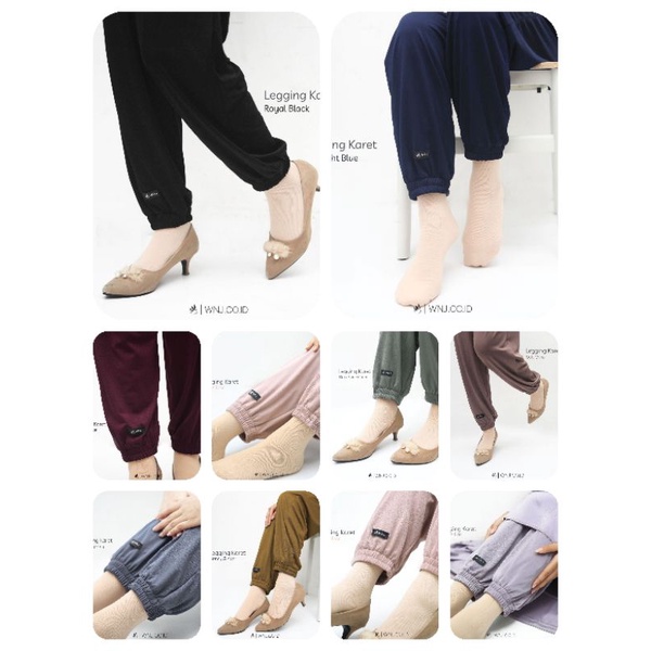 CELANA LEGGING KARET &amp; LOSS || ORIGINAL WANOJA