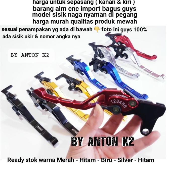 HANDLE REM BRAKE-HANDEL REM-TUAS VARIASI MOTOR BEAT KARBU-SATRIA FU - Gold, BEAT FI NON CBS