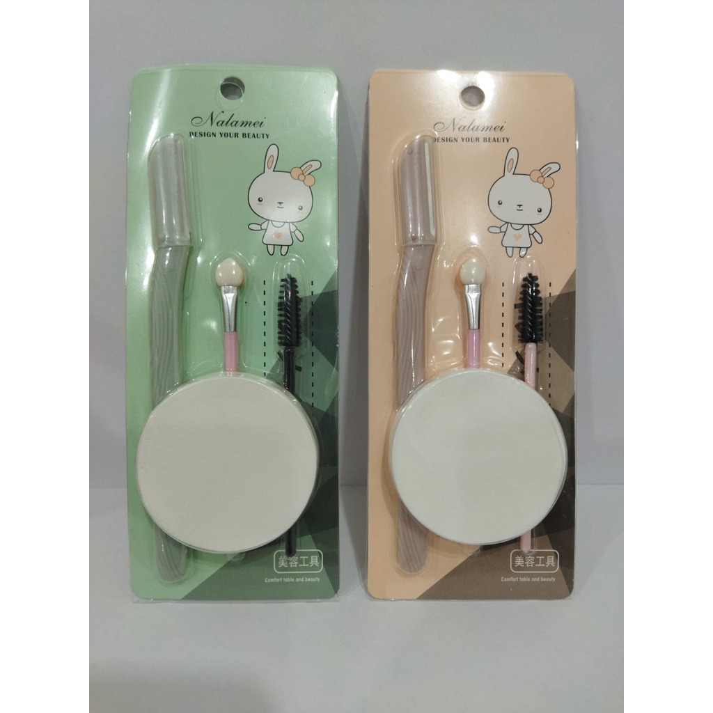 SPONGE FACE AND EYELASH SET QUALITY