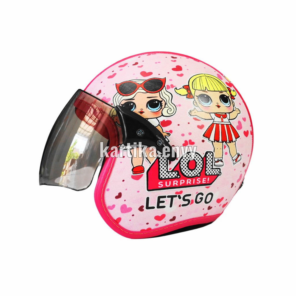 TERBARU Helm Anak Standart Usia 3-7th model Scoopy Motif Karakter