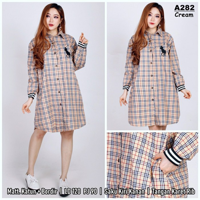 Tunik Jumbo Ripbery Tika/Baju Tunik Jumbo Wanita Dewasa Tunik Remaja Import Kekinian Terbaru 2020